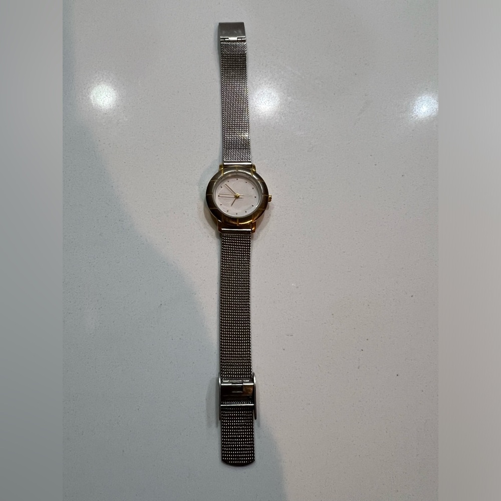 Women’s two-tone gold and silver Skagen watch